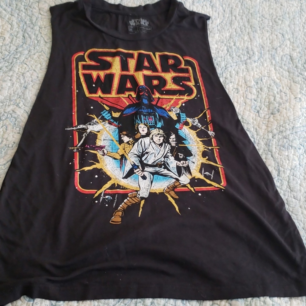 Star wars muscle shooter shirt sleeveless